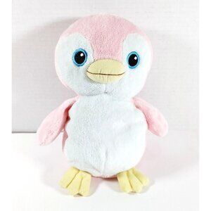Pammy  2011 Ty Beanies Pluffy Pluffies 10inch Pink and White Penguin TyLux